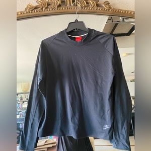 Nike Top With Gathered Back With Faux Leather Band New without tags